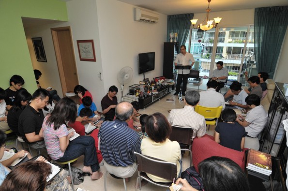 Family Bible Fellowship Meeting at the home of Mr and Mrs Ng Choon Seng, Sep 26, 2009